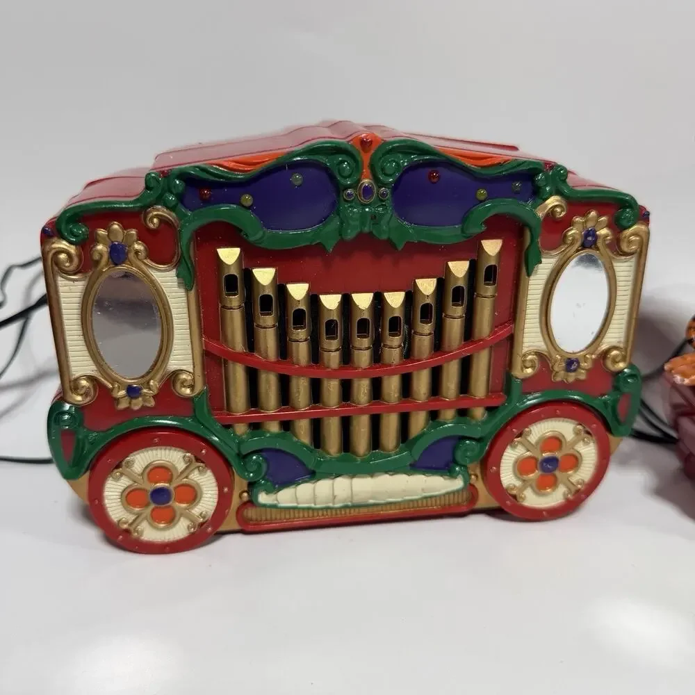 Vintage Mr. Christmas Holiday Carousel Musical & Lights Circus Animals Tested